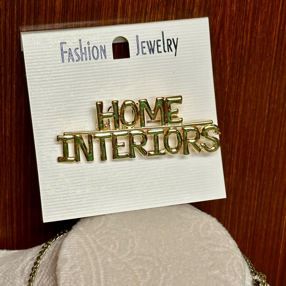 Fashions jewelry Home Interiors Brooch pin for realtors and home designers - Picture 4 of 12